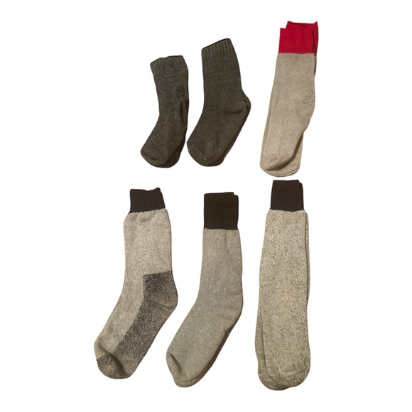 Other - Gray Heavy Duty Thick Sock Bundle Men’s Size Large